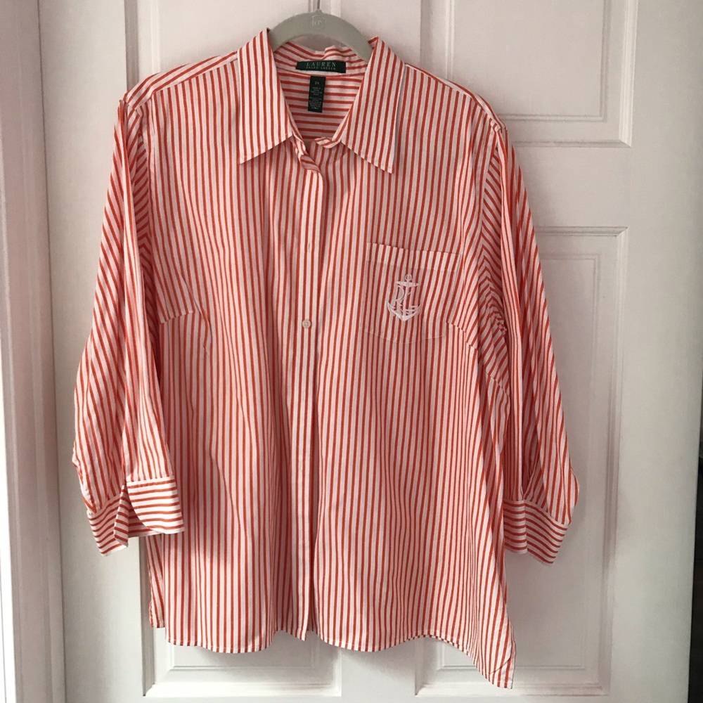 Ralph Lauren summer classic stripe shirt